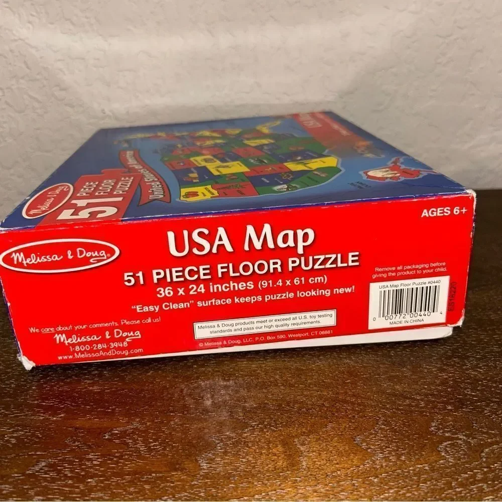 Melissa & Doug 51 State USA Extra Large Floor Puzzle